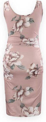 Sleeveless Floral Maternity Dress in Saudi Arabia