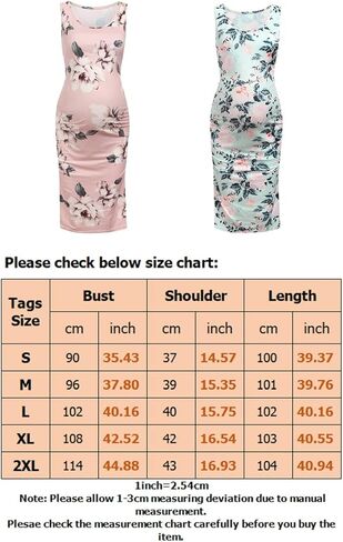 Sleeveless Floral Maternity Dress in Saudi Arabia