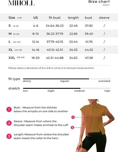 MIHOLL قمصان نسائية قصيرة صيفية عصرية 2024 قمصان وبلوزات علوية in Kuwait
