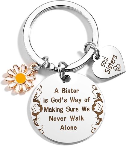 Easter Basket Stuffers Easter Gifts Sisters Gifts From Sister Keychain Sister Birthday Gifts For Sisters From Sisters Adult Sister Gift Best Sister Ever Gifts Sister Birthday Gift Funny Sister Gifts in Kuwait