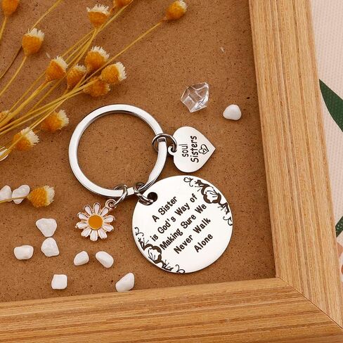 Easter Basket Stuffers Easter Gifts Sisters Gifts From Sister Keychain Sister Birthday Gifts For Sisters From Sisters Adult Sister Gift Best Sister Ever Gifts Sister Birthday Gift Funny Sister Gifts in Kuwait