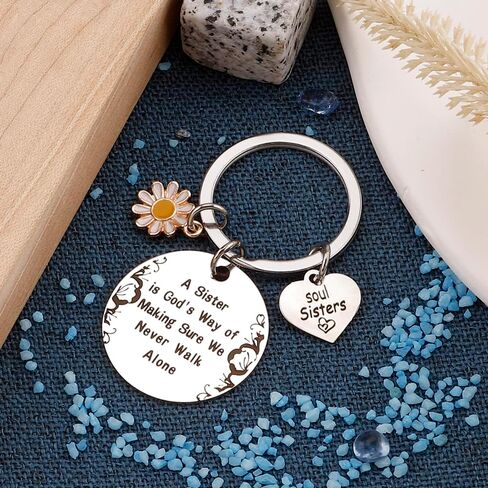 Easter Basket Stuffers Easter Gifts Sisters Gifts From Sister Keychain Sister Birthday Gifts For Sisters From Sisters Adult Sister Gift Best Sister Ever Gifts Sister Birthday Gift Funny Sister Gifts in Kuwait