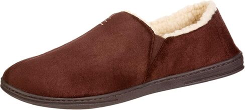 isotoner Men's Recycled Microsuede Nigel Eco Slippers with Advanced Memory Foam and Berber Lining in Saudi Arabia