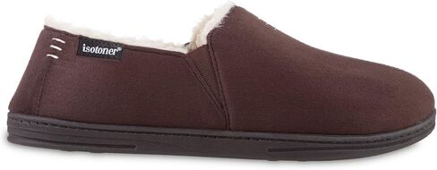 isotoner Men's Recycled Microsuede Nigel Eco Slippers with Advanced Memory Foam and Berber Lining in Saudi Arabia