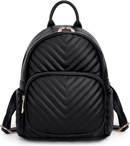 يو تي او حقيبة ظهر للنساء من الجلد النباتي المبطن حقيبة كتف للسفر حقيبة كتف عصرية للسيدات in Kuwait