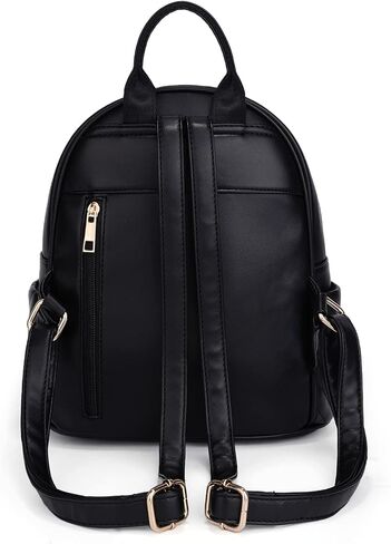 يو تي او حقيبة ظهر للنساء من الجلد النباتي المبطن حقيبة كتف للسفر حقيبة كتف عصرية للسيدات in Kuwait