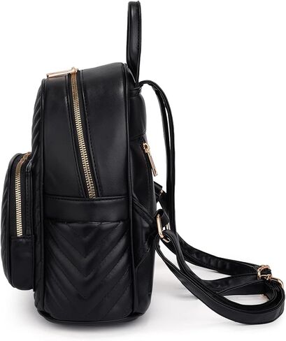 يو تي او حقيبة ظهر للنساء من الجلد النباتي المبطن حقيبة كتف للسفر حقيبة كتف عصرية للسيدات in Kuwait