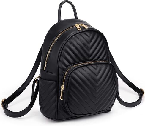 يو تي او حقيبة ظهر للنساء من الجلد النباتي المبطن حقيبة كتف للسفر حقيبة كتف عصرية للسيدات in Kuwait