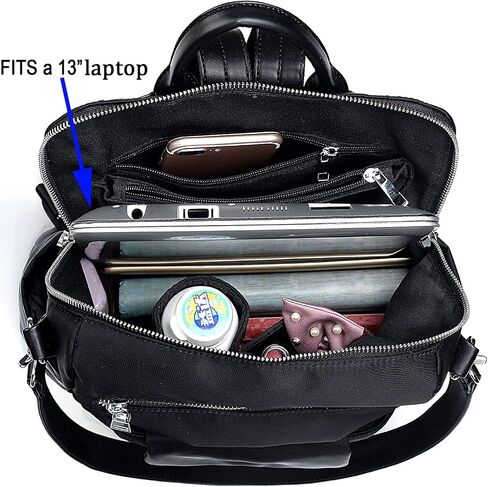 UTO Women Backpack Purse Oxford Waterproof Cloth Nylon Ladies Rucksack Detachable Crossbody Shoulder Bag E Purple in Saudi Arabia