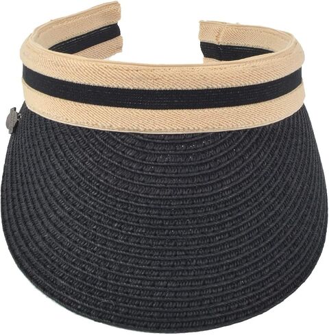 Women Men Straw Sun Visors Hat UV Beach Golf Summer Cap in Saudi Arabia