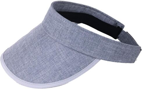Women Men Straw Sun Visors Hat UV Beach Golf Summer Cap in Saudi Arabia