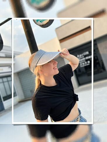 Women Men Straw Sun Visors Hat UV Beach Golf Summer Cap in Saudi Arabia