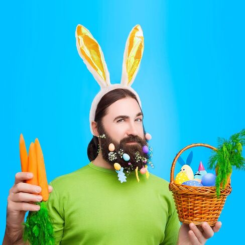 14 Pack Easter Bunny Ears Headband Plush Easter Rabbit Ears Cute Plush Rabbit Headband for Kids Girls Adults Bunny Cosplay Costume Accessories in Saudi Arabia