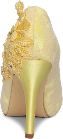 Bridal Shoes Lace Wedding Shoes Lace Peep Toe High Heel Bridal Shoes in Saudi Arabia