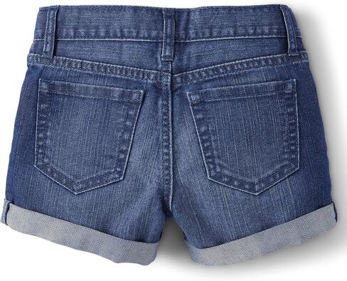 The Children's Place girls Roll Cuff Denim Shortie 3 Pack in Saudi Arabia
