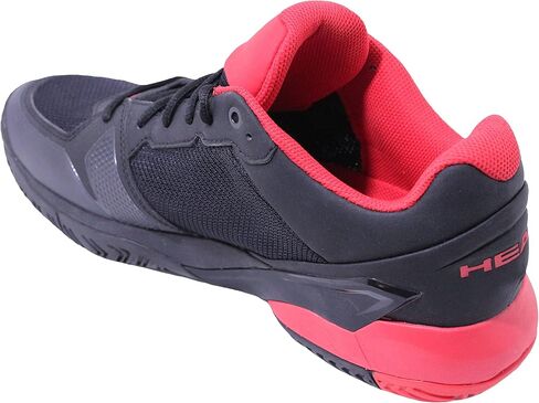 HEAD Men's Revolt Evo Tennis Shoe, Black/Red, 11 in Saudi Arabia