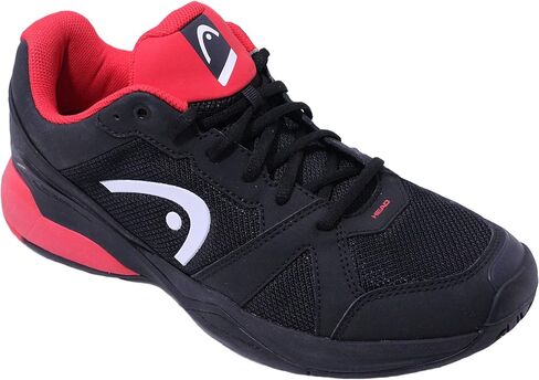 HEAD Men's Revolt Evo Tennis Shoe, Black/Red, 11 in Saudi Arabia