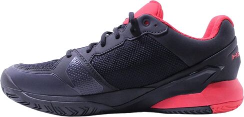 HEAD Men's Revolt Evo Tennis Shoe, Black/Red, 11 in Saudi Arabia