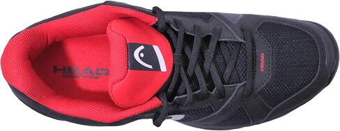 HEAD Men's Revolt Evo Tennis Shoe, Black/Red, 11 in Saudi Arabia