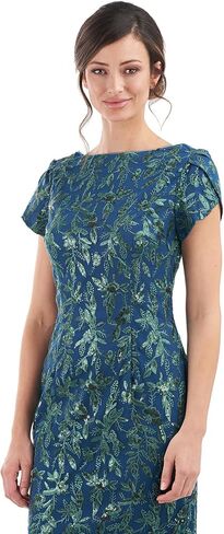 JS Collections Women's Fiona Knee Length Dress in Saudi Arabia