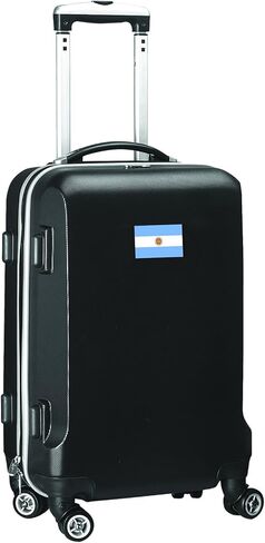 Countries of World Soccer Carry-On Hardcase Luggage Spinner, Black in Kuwait