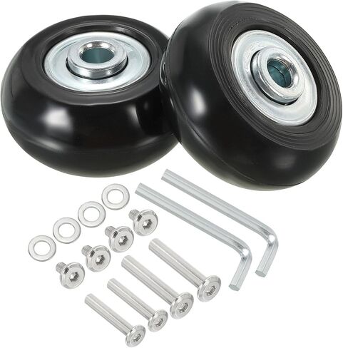 PATIKIL Replacement Luggage Suitcase Wheels Repair Kit, 40mmx18mm Wear-Resistant & Mute Swivel Caster Wheels in Saudi Arabia