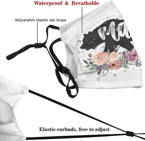 World Best Mom Mother'S Day Face Mask Man Adjustable Washable Woman Reusable Balaclava Masks Men Women Teenagers in Kuwait