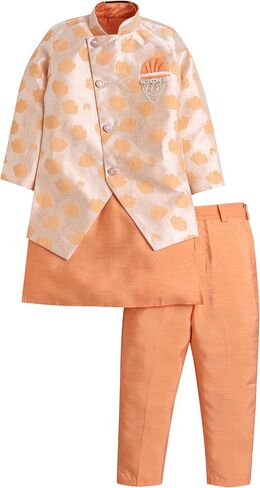 AHHAAAAA طقم ملابس تقليدية شيرواني كورتا وبيجامة للأولاد in Kuwait