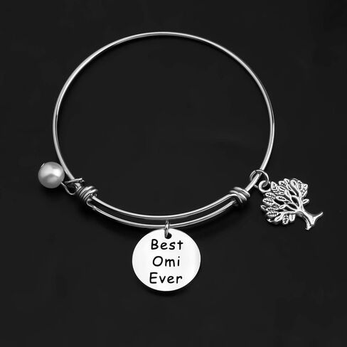 CENWA Grandma Gift Omi Mothers Day Gift Best Omi Ever Bracelet Flemish Grandmother Gift in Saudi Arabia