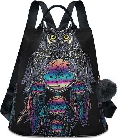 ALAZA African Print Geometric Pattern Ethnic Brown Backpack Purse for Women Anti Theft Fashion Back Pack Shoulder Bag in Saudi Arabia