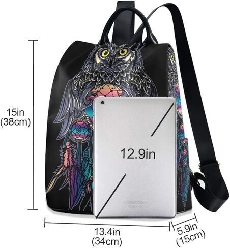 ALAZA African Print Geometric Pattern Ethnic Brown Backpack Purse for Women Anti Theft Fashion Back Pack Shoulder Bag in Saudi Arabia