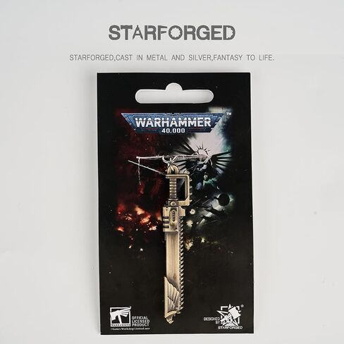 سلسلة مفاتيح Warhammer 40000 Master Crafted & Chaos Spacemarine Chainsword 40K in Kuwait