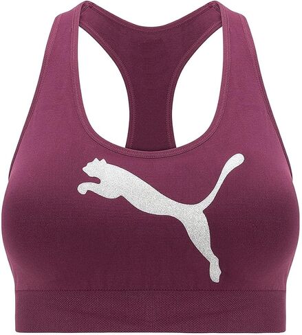 PUMA Women's Glitter Cat Racerback Sports Bra in Saudi Arabia