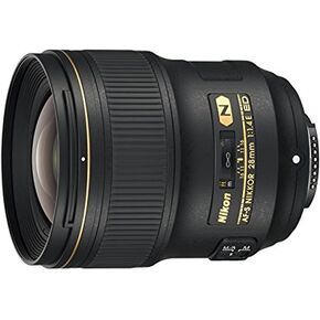 Nikon AF-S NIKKOR 28mm f/1.4E ED f/1.4-16 Fixed Zoom Camera Lens, Black