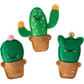 Fringe Studio Plush Cat Toy Set, Kitty Cravings, Mini 3 Piece Set, Pet Shop Collection (904034)