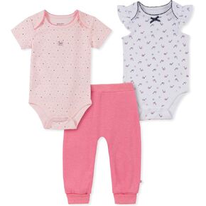 absorba baby-girls 3 Pieces Bodysuit Pants Set