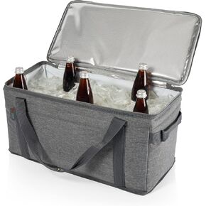 PICNIC TIME 64 Can Collapsible Cooler, Large Insulated Soft Cooler Bag, Portable Beach Cooler with Shoulder Strap
