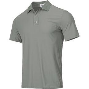 Golf Polo Shirts for Men 3 Pack Short Sleeve Quick Dry Performance Moisture Wicking Workout Polo T-Shirt