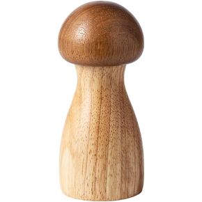 Sizikato Cute Mushroom Wooden Pepper Grinder Mill