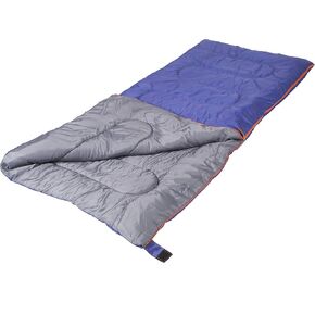 6 Lb - 2 Person Sleeping Bag - 87 in X 66 in, Blue
