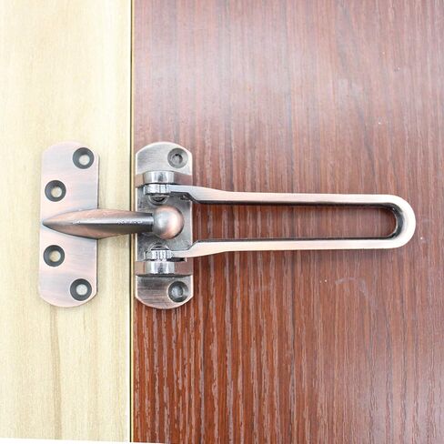 2 PCS Swing Bar Door Lock,ULIFESTAR Top Lock for Front Door Stainless Steel Door Latch Door Bolt,Barn Door Lock Shed Lock Fence Door Lock Hardware with Installation Screws Silver in Saudi Arabia