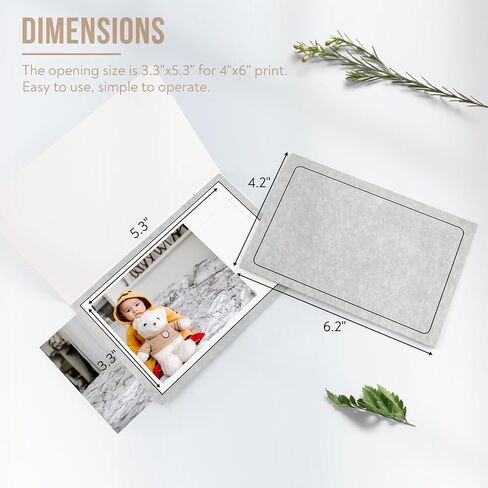 Golden State Art, Pack of 75, 4x6 Photo Folders, Cardboard Picture Frame, Paper Photo Frame Cards, Greetings/Invitation Cards, Special Events: Graduation, Christmas, Wedding (White) in Saudi Arabia