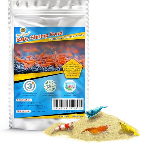 SunGrow Spirulina High Protein Food, 1.75 oz., Wafer for Shrimp, Hermit Crab, Pleco, Cory, Catfish, Crayfish, Snails, Bottom Feeder, Supplement for Dog & Cat, Treat for Chinchilla & Guinea Pig in Saudi Arabia