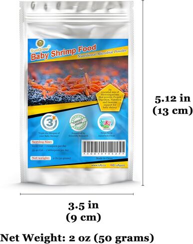 SunGrow Spirulina High Protein Food, 1.75 oz., Wafer for Shrimp, Hermit Crab, Pleco, Cory, Catfish, Crayfish, Snails, Bottom Feeder, Supplement for Dog & Cat, Treat for Chinchilla & Guinea Pig in Saudi Arabia