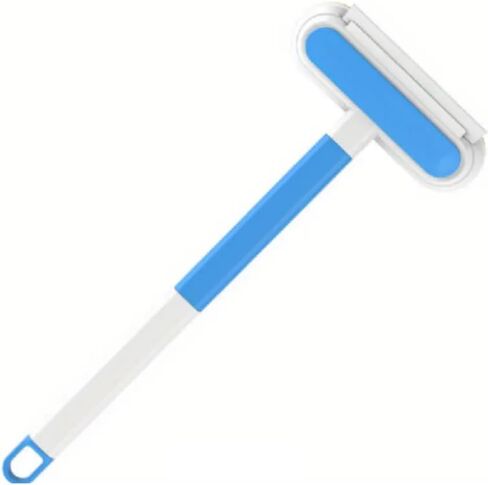 Three in one non disassembly and cleaning screen window brush, glass scraper, double-sided dry and wet cleaning tool, scraper, scraper, gap brush, multi-functional box packaging (Grey white) in Saudi Arabia
