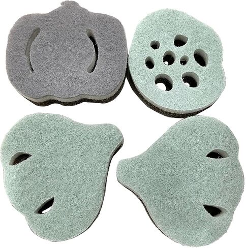 مجموعة إسفنجة تنظيف من السيليكون مكونة من 7 قطع، إسفنجة أطباق للمطبخ، إسفنجة قابلة لإعادة الاستخدام، إسفنجة ملونة متعددة الأغراض وقابلة للغسل لبلاط الحمام، والمواد الجلدية، والأحذية، والجدران، والديكورات الداخلية للسيارة in Kuwait