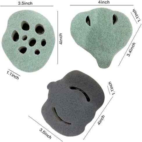 مجموعة إسفنجة تنظيف من السيليكون مكونة من 7 قطع، إسفنجة أطباق للمطبخ، إسفنجة قابلة لإعادة الاستخدام، إسفنجة ملونة متعددة الأغراض وقابلة للغسل لبلاط الحمام، والمواد الجلدية، والأحذية، والجدران، والديكورات الداخلية للسيارة in Kuwait