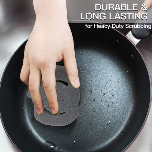 مجموعة إسفنجة تنظيف من السيليكون مكونة من 7 قطع، إسفنجة أطباق للمطبخ، إسفنجة قابلة لإعادة الاستخدام، إسفنجة ملونة متعددة الأغراض وقابلة للغسل لبلاط الحمام، والمواد الجلدية، والأحذية، والجدران، والديكورات الداخلية للسيارة in Kuwait