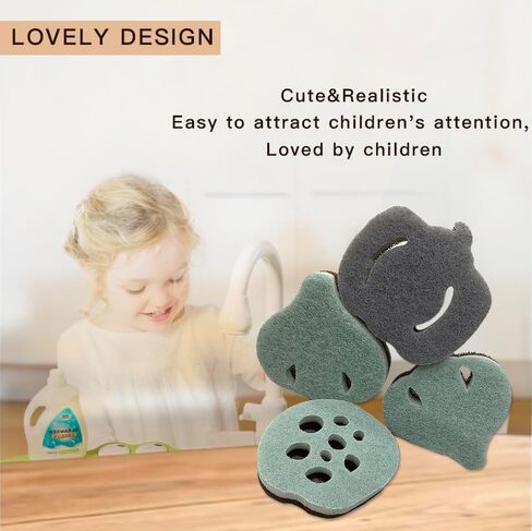 مجموعة إسفنجة تنظيف من السيليكون مكونة من 7 قطع، إسفنجة أطباق للمطبخ، إسفنجة قابلة لإعادة الاستخدام، إسفنجة ملونة متعددة الأغراض وقابلة للغسل لبلاط الحمام، والمواد الجلدية، والأحذية، والجدران، والديكورات الداخلية للسيارة in Kuwait