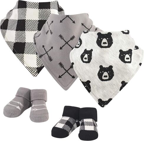 Yoga Sprout Bandana Bib & Accessory Set, 5 Piece, Arrows in Kuwait